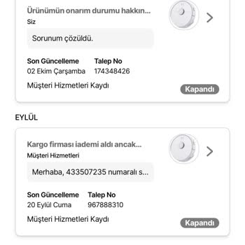 Hepsiburada'dan Alınan Robot Süpürgenin Tamir Sürecinde Yaşanan Sorunlar