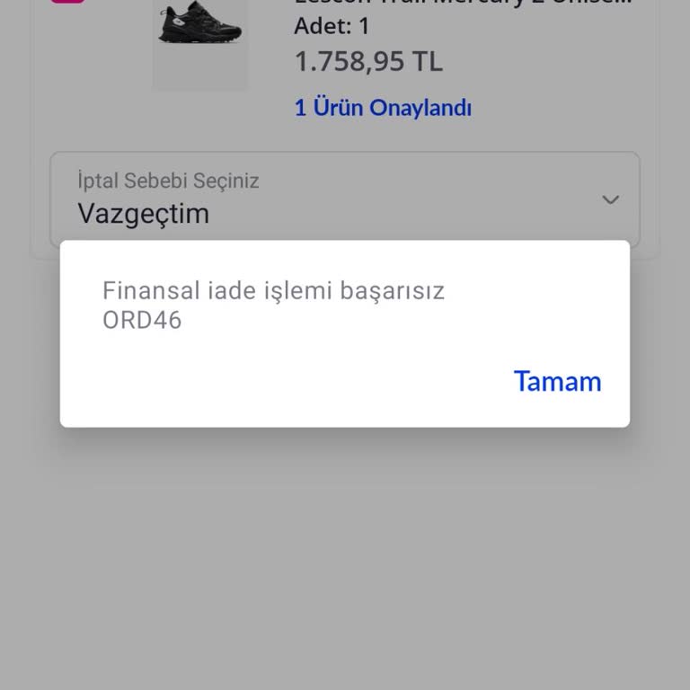 Pazarama'dan Sipariş Sorunu: İptal Edilemeyen Sipariş ve Geciken Kargo