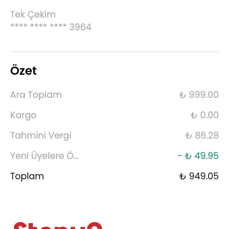 Stepup. Turkey (Instagram) Siparişim Gönderilmedi Ve İade Yapamıyorum