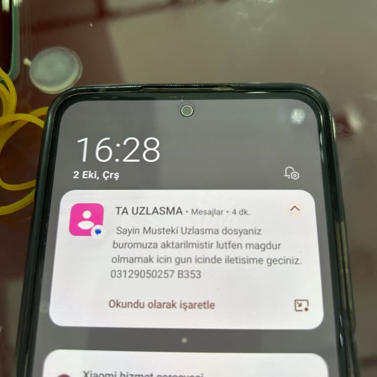 Ta Uzlaşma (SMS) Den Gelen Asılsız Suçlamalar