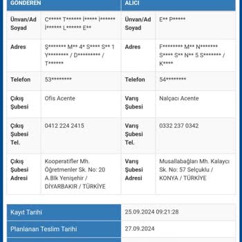 Sürat Kargo Kuryesinin İlgisizliği ve Yanıltıcı Beyanları