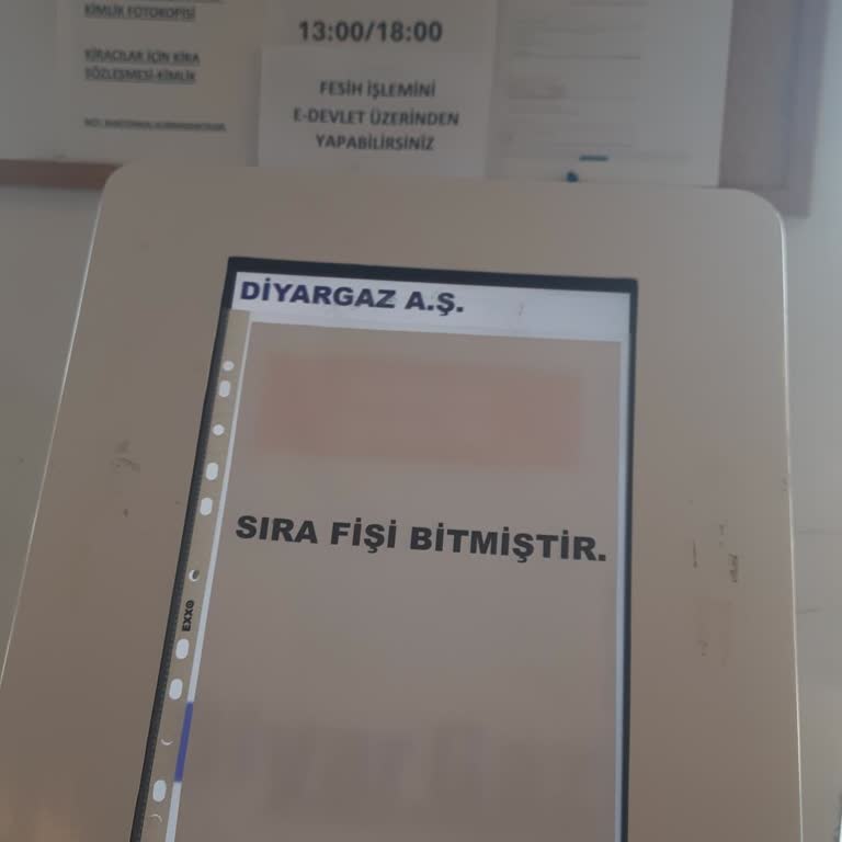 Diyargaz'da Erken Kapanan Sıra Fişi Sorunu