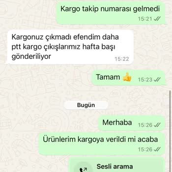 Kargo Sorunu ve Müşteri Hizmetleri İlgisizliği