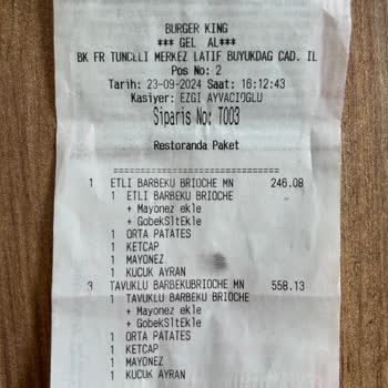 Burger King Sipariş İadesinde Yaşanan Uzun Süreç ve Sorunlar