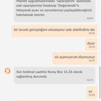 Burger King siparişim teslim edilmedi ve para iadesi yapılmadı