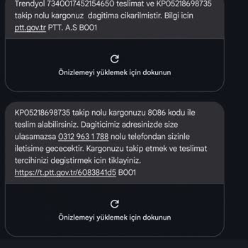 Kargo Teslimatında Yaşanan Gecikme ve Yanıltıcı Bilgilendirme