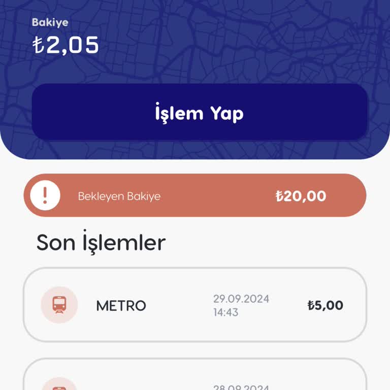 Bursakart Mobil Uygulamasında Para Yükleme Sorunu