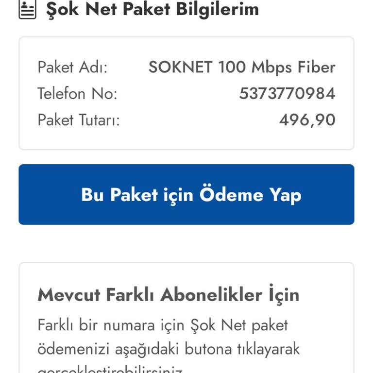 Şok Net'te Ani Fiyat Artışı Mağduriyeti