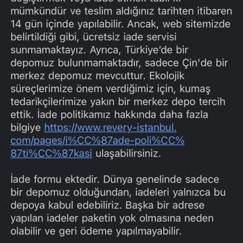 Ürün Görselleriyle Alakasız ve İade Sorunu Yaşadım