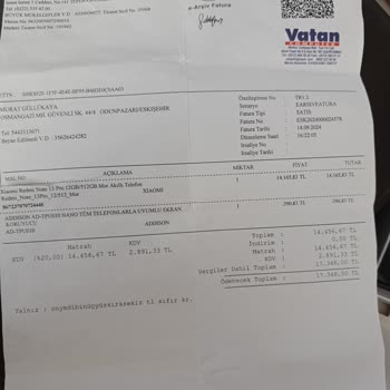 Vatan Bilgisayar'dan Aldığım Telefonun Sorunları Çözülmüyor