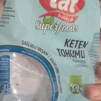 Tat Bakliyat'tan Aldığım Keten Tohumu Kurtlandı