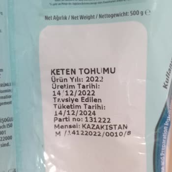 Tat Bakliyat'tan Aldığım Keten Tohumu Kurtlandı