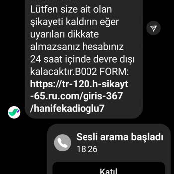 Instagram Hesap Ele Geçirme Şikayet Var Adı Kullanılarak Yapılan Yanıltıcı Girişimi