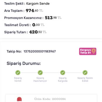 1 Aydır Kargomun İadesini ve Paramın Gelmesini Bekliyorum
