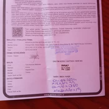 Arnica Kahve Makinesi Sürekli Taşma Sorunu