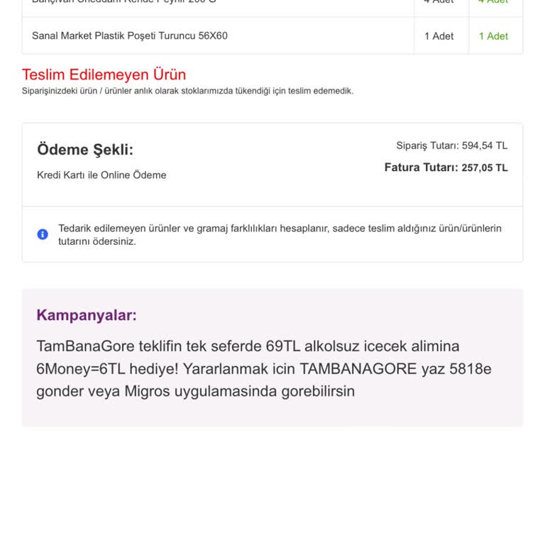 Kaşar Peynir Kampanyasında Stok Sorunu ve Teslimat Problemi