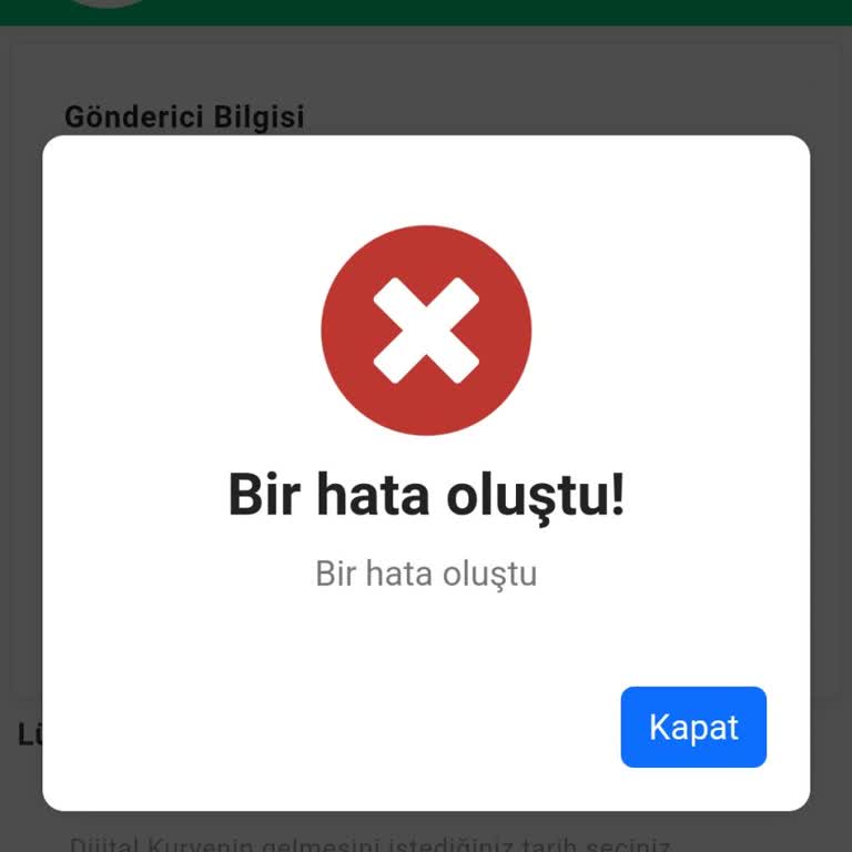 Vodafone Dijital Kurye Randevu Sorunu!