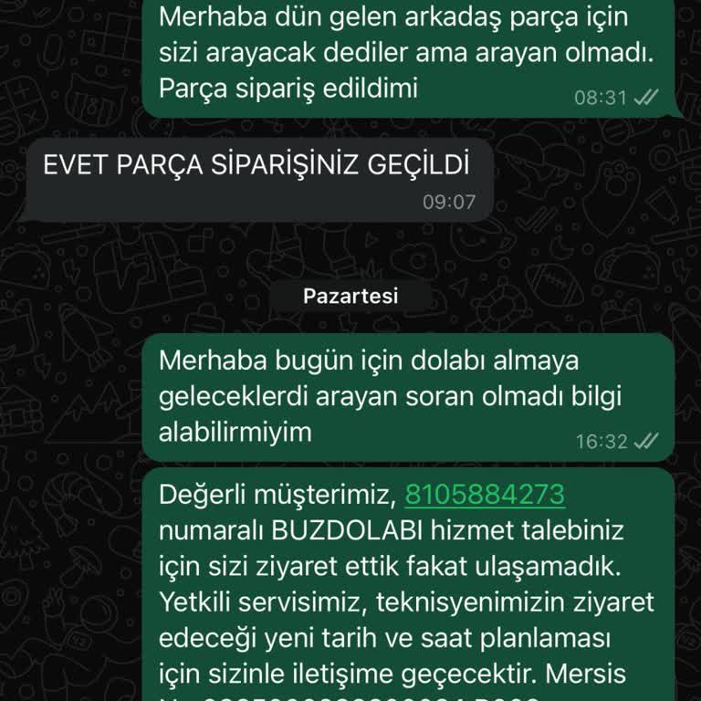 Vestel Servisinden Yetersiz İletişim ve Mağduriyet