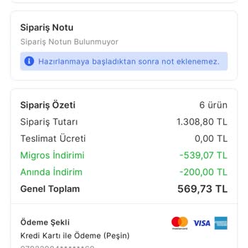 Migros Sanal Market İndirim Sorunu ve Müşteri Hizmetleri İlgisizliği