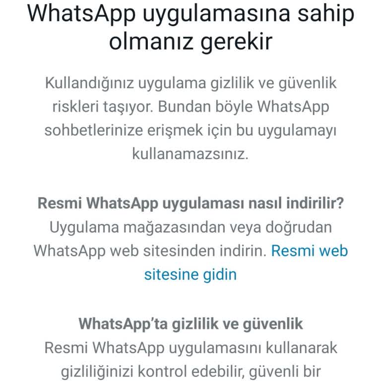 WhatsApp Hesabıma Giriş Yapamıyorum