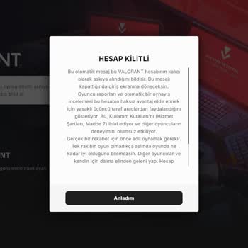 Askıya Alınan Valorant Hesabı İçin Para İadesi Sorunu