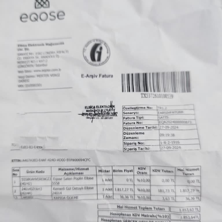 Değişim Talebine Olumsuz Yanıt