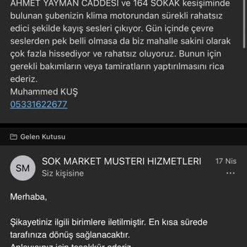 Şok Marketin Çevresel Gürültü Sorunu Çözülmüyor