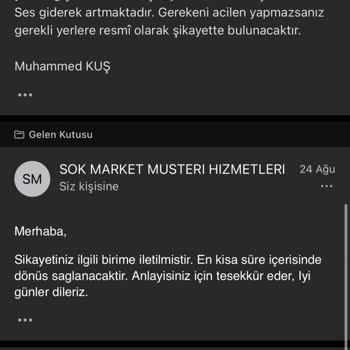 Şok Marketin Çevresel Gürültü Sorunu Çözülmüyor