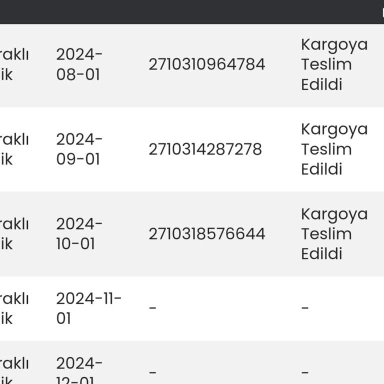 Meraklı Minik Dergisi Ekim 2024 Sayısı Teslim Edilmedi
