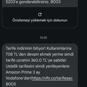 Vodafone'dan Farklı Hatlar İçin Farklı Tarifeler ve Yüksek Ücretler