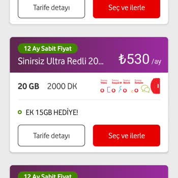 Vodafone'dan Farklı Hatlar İçin Farklı Tarifeler ve Yüksek Ücretler