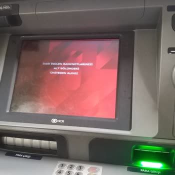 ATM'de Yine Para Alıkonulma Sorunu