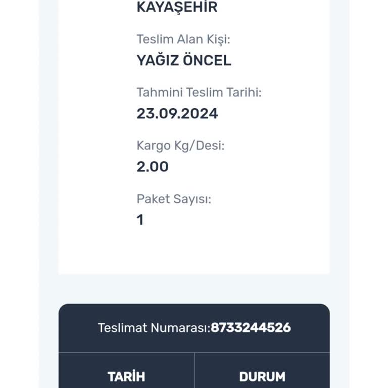 Kayıp Kargo ve Yanlış Teslimat Sorunu