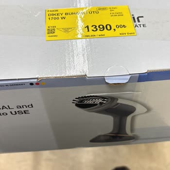 Fakir Steam Touch Kırışıklık Giderici Hayal Kırıklığı