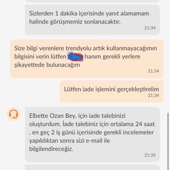 Trendyol Yemek Uygulamasında Adres Hatası ve İlgisizlik