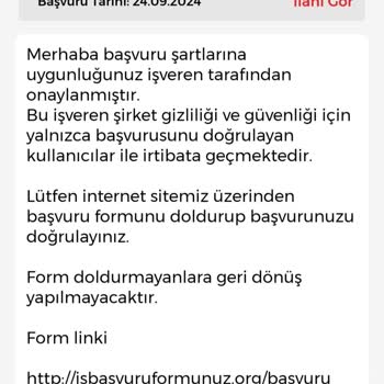 İşim Olsun Uygulamasında Kimlik Bilgilerimin Alınması