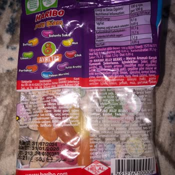 Haribo Jelibon İçinde Taş Şeklinde Cisim