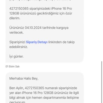 Hepsiburada iPhone 16 Pro Ön Siparişinde Sürekli Gecikme