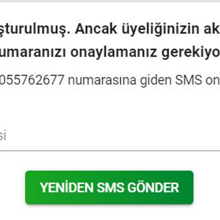 Telefon Numarası Güncelleme Sorunu