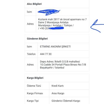 Aras Kargo Antalya Perge Şubesi Teslimat Sorunu