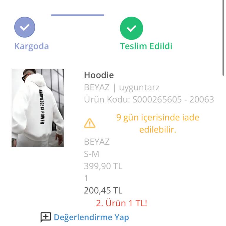LCW Siparişim Teslim Edilmedi ve Yanıltıcı Bilgi Verildi