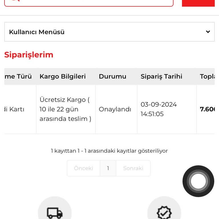 Vestel Yavuz DTM Ürünü Göndermiyor