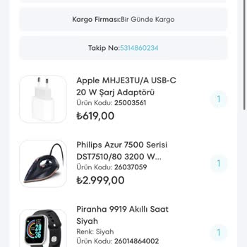 Eksik Ürün Teslimatı ve İlgisiz Müşteri Hizmetleri