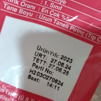 Efsane Marka Pirinçte Küflenme Sorunu