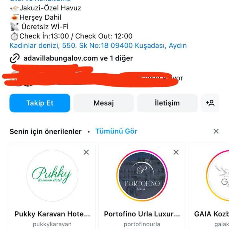 Ada Villa Bungalov Tarafından Yanıltıldım!