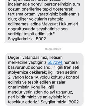 TCDD YHT'de Ayıplı Hizmet ve Mağduriyet
