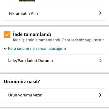 Yanlış Ürün ve Eksik İade Sorunu