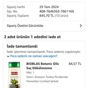 Yanlış Ürün ve Eksik İade Sorunu