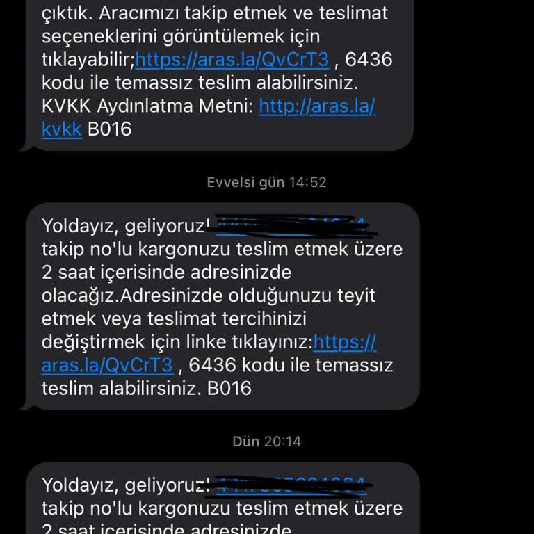 Aras Kargo'nun Teslimat Sorunları