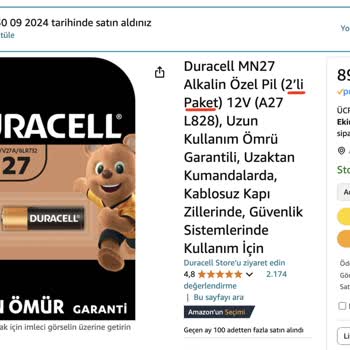 Amazon Türkiye'den Eksik Ürün ve Çözüm Eksikliği